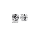 Korean Chic Stainless Steel Clip-On Earrings - 6mm Steel Round 1 Pair