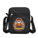 Black shoulder bag.
