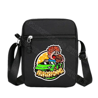 Black messenger bag.