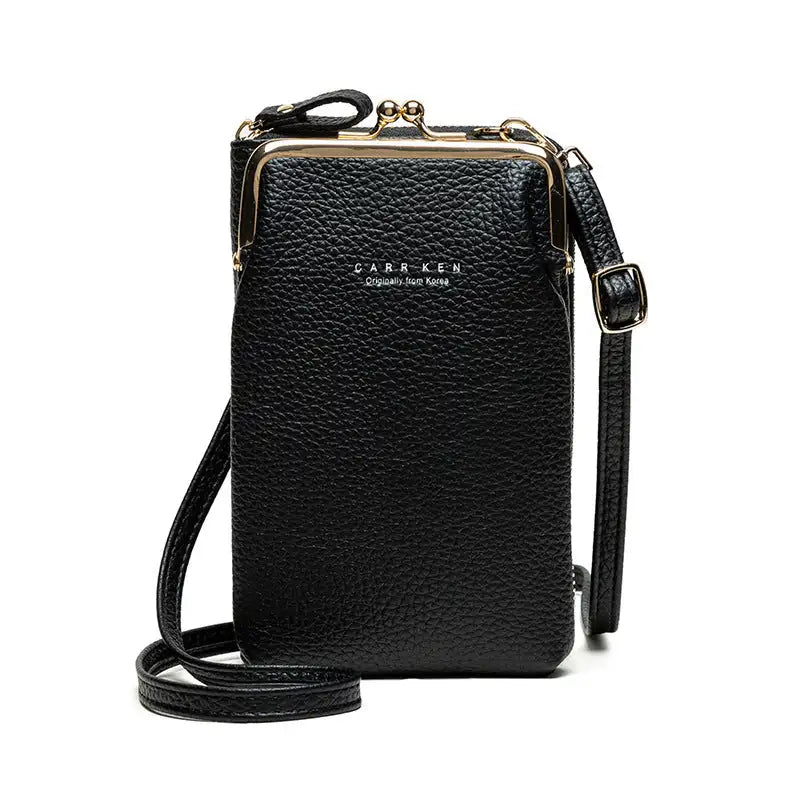 Sweet Black Crossbody and Wallet Set cjbhnsns20965-blacka