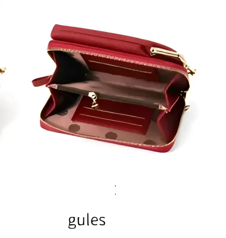 Lychee Diag Shoulder Bag - RedA