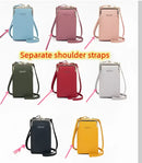 Lychee Diag Shoulder Bag - Shoulder strap blue