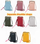 Lychee Diag Shoulder Bag - Shoulder strap purple
