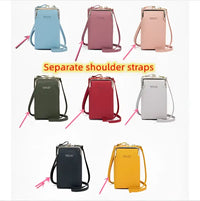 Lychee Diag Shoulder Bag - Shoulder strap grey
