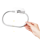 Rotating towel ring.