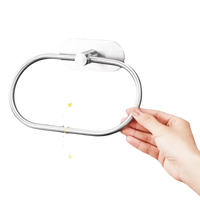 Rotating towel ring.