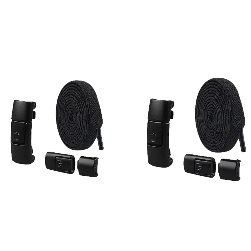 2Pairs-Black / 100cm