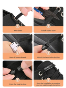 Shoelace installation guide.