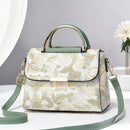 Chic Chinese Print Shoulder Bag for Women - Green / 23cmX11cmX18cm