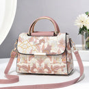 Chic Chinese Print Shoulder Bag for Women - Pink / 23cmX11cmX18cm
