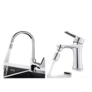 Faucet aerator adapters.