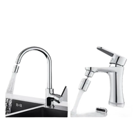 Faucet aerator adapters.