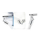 Rotating faucet extender.