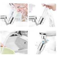 Faucet extender with multiple uses.