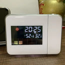 Multi-Proj Alarm Clock - White USB