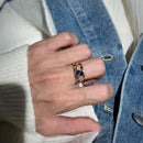 Retro Charm Ring - X023 / Adjustable Opening