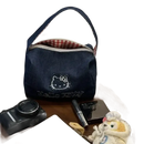 Denim Hello Kitty handbag.