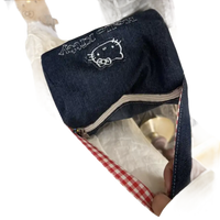 Denim Hello Kitty handbag.