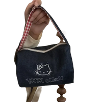 Denim Hello Kitty handbag.