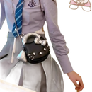 Black Hello Kitty purse.