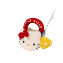 Hello Kitty purse with mushroom charm.