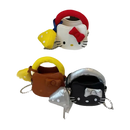 Novelty cartoon character handbags.