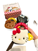 Hello Kitty themed handbags.