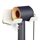 Hair dryer holder with dimensions.