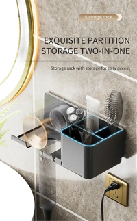Bathroom storage rack.