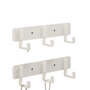 White three-hook wall rack.