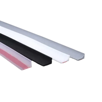 Colored corner guards with adhesive backing.