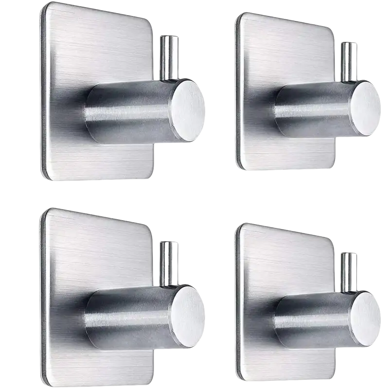 Sweet Home Stainless Steel Wall Hooks 4pcs