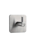 Metal adhesive hook with dimensions.