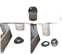 Drainage system with metal strainer.