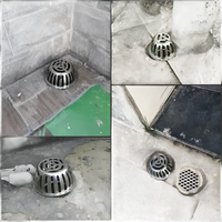 Metal drain covers.