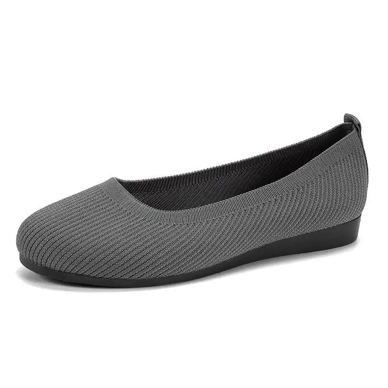 Sweet Knit Ballet Flats Trendy Viscose Shoes