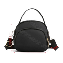 Black nylon crossbody bag.