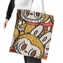 Cartoon-character-covered tote bag.