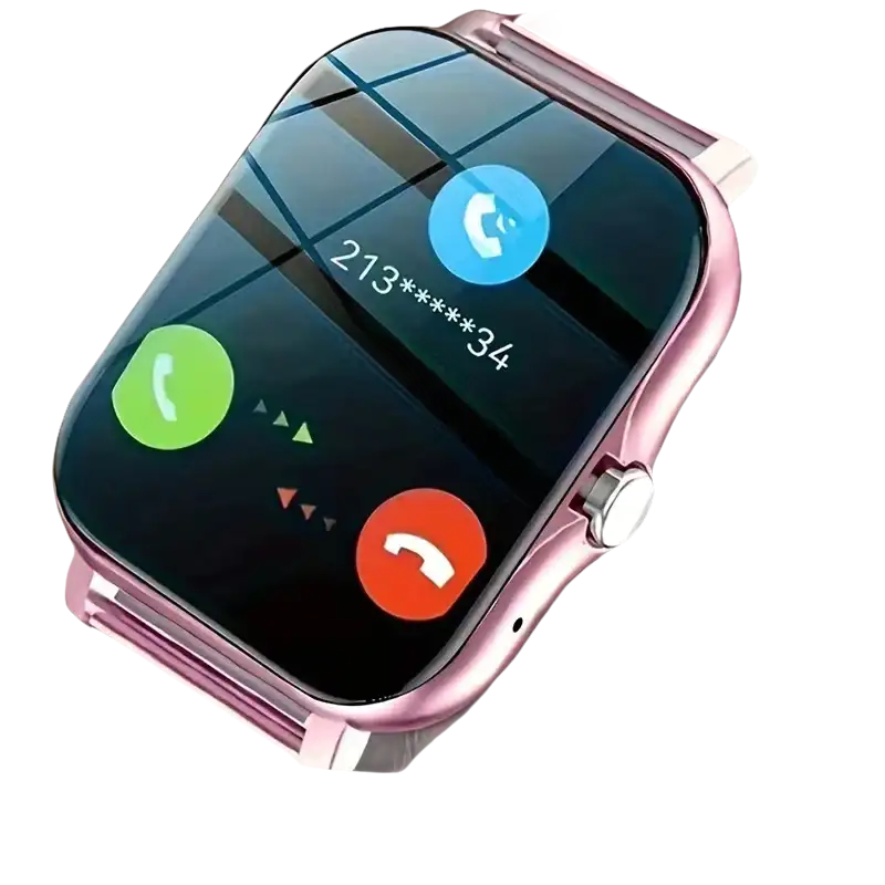 Sweet Pink and Gold Smartwatches with Bluetooth Talking Blood features