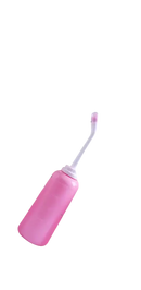 Pink portable bidet.