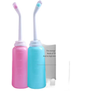 Portable bidet bottles.