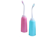 Two portable bidet bottles.