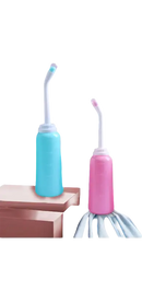 Portable personal hygiene bottles.