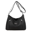 Chic Oxford Crossbody Bag - Black