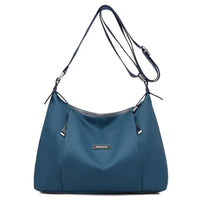Chic Oxford Crossbody Bag - Blue