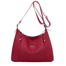 Chic Oxford Crossbody Bag - Red