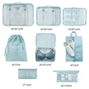 TravelMate 8-Piece Organizer Cube Set