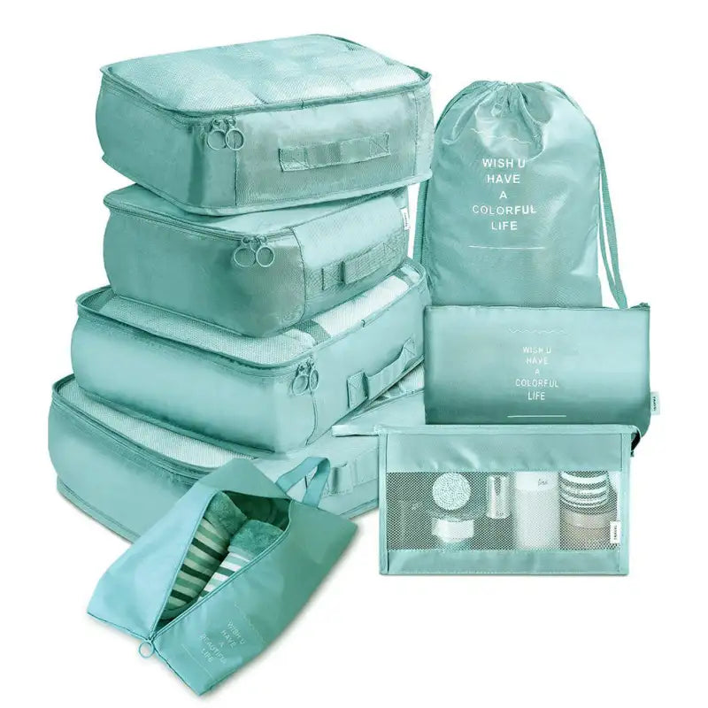 Bright blue / 8 piece set