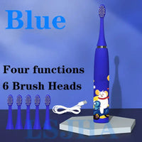 KidSpark Rechargeable Toothbrush - Blue / A / USB