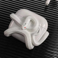 Original Airpods Case Winding Snake Resin Shell Cover For AirPods Pro 2/AirPods Pro/AirPods 3 Earphone Protection Case